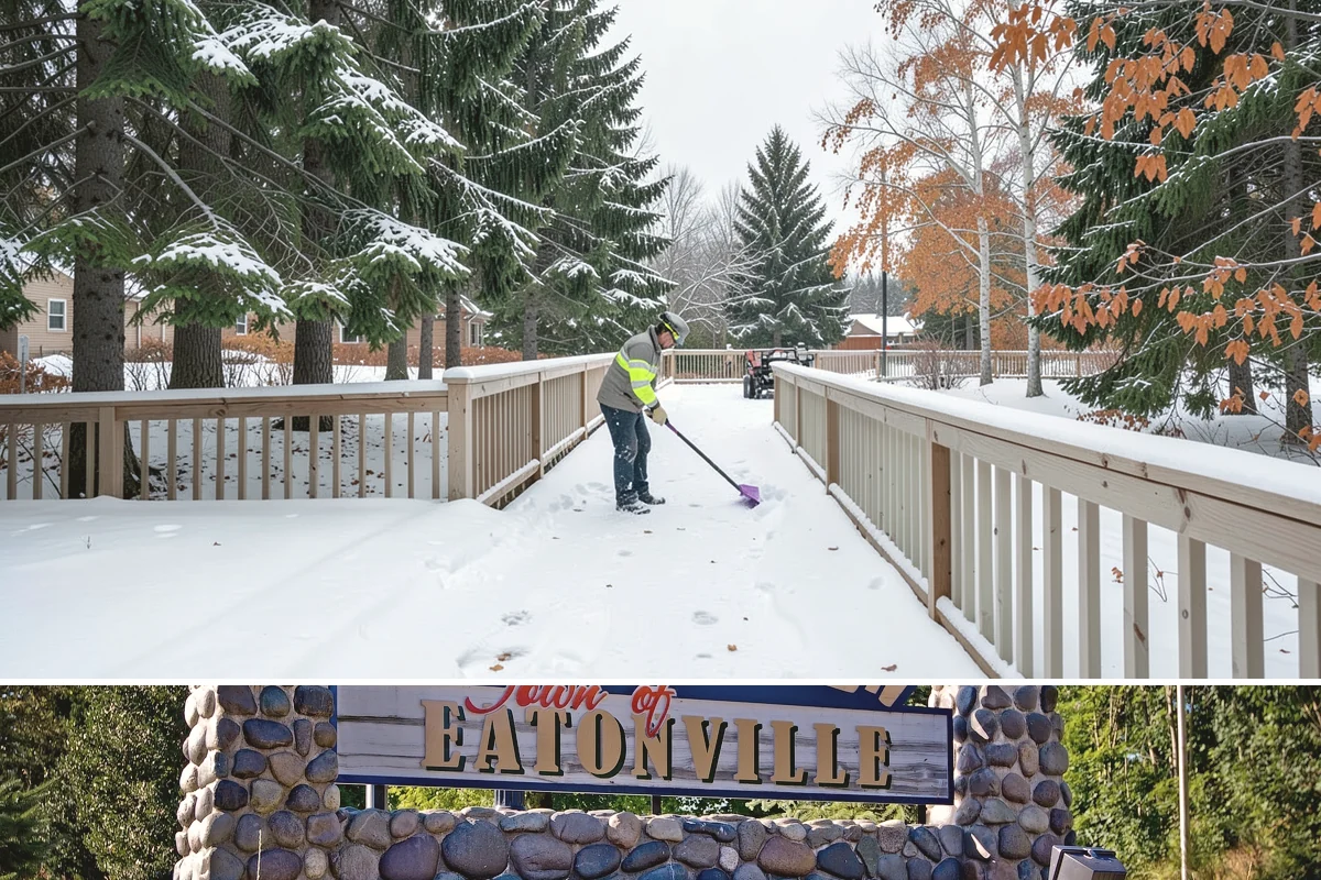 Industrial Snow Removal in Eatonville, Pierce County, WA - Industrial sites should be covered from late November onward, when the first hard freeze can lock up large yards overnight.