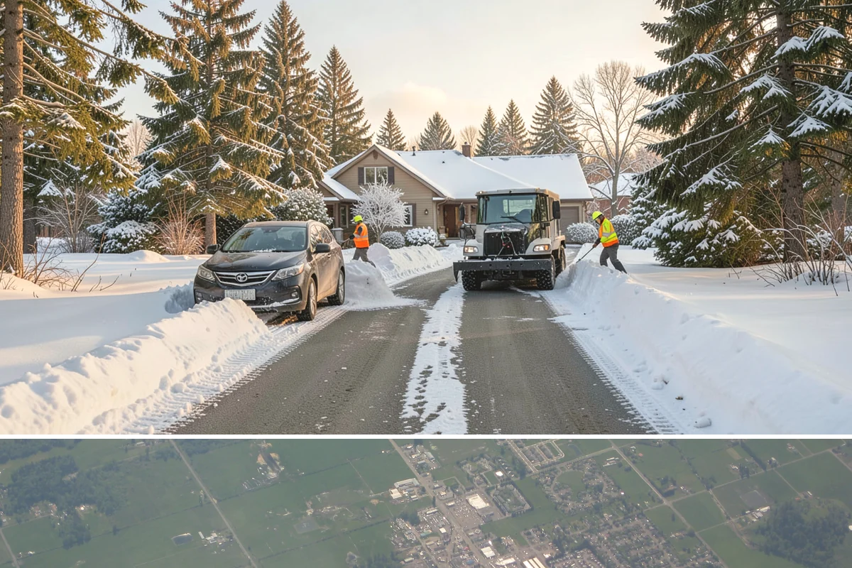 Industrial Snow Removal in Enumclaw, King County, WA - Industrial sites should be covered from late November onward, when the first hard freeze can lock up large yards overnight.