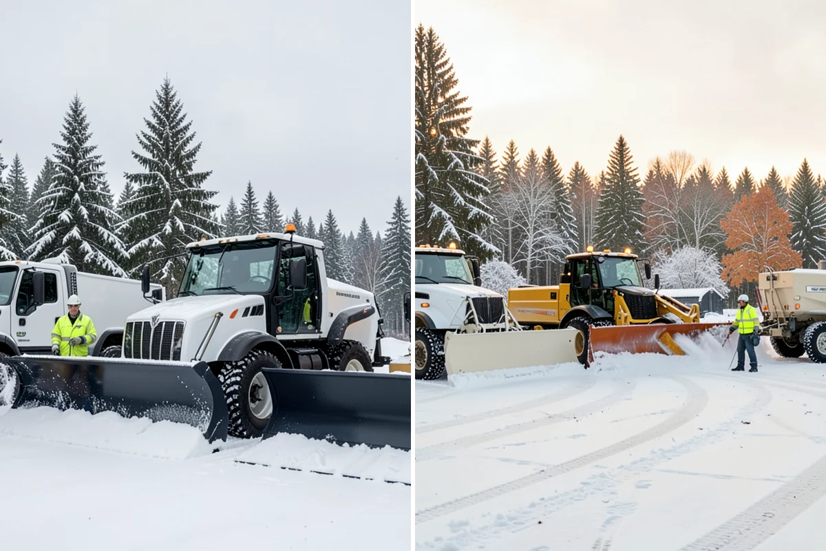 Industrial Snow Removal in Everett, Snohomish County, WA - Assess yard layout, gate approaches, and truck traffic flow