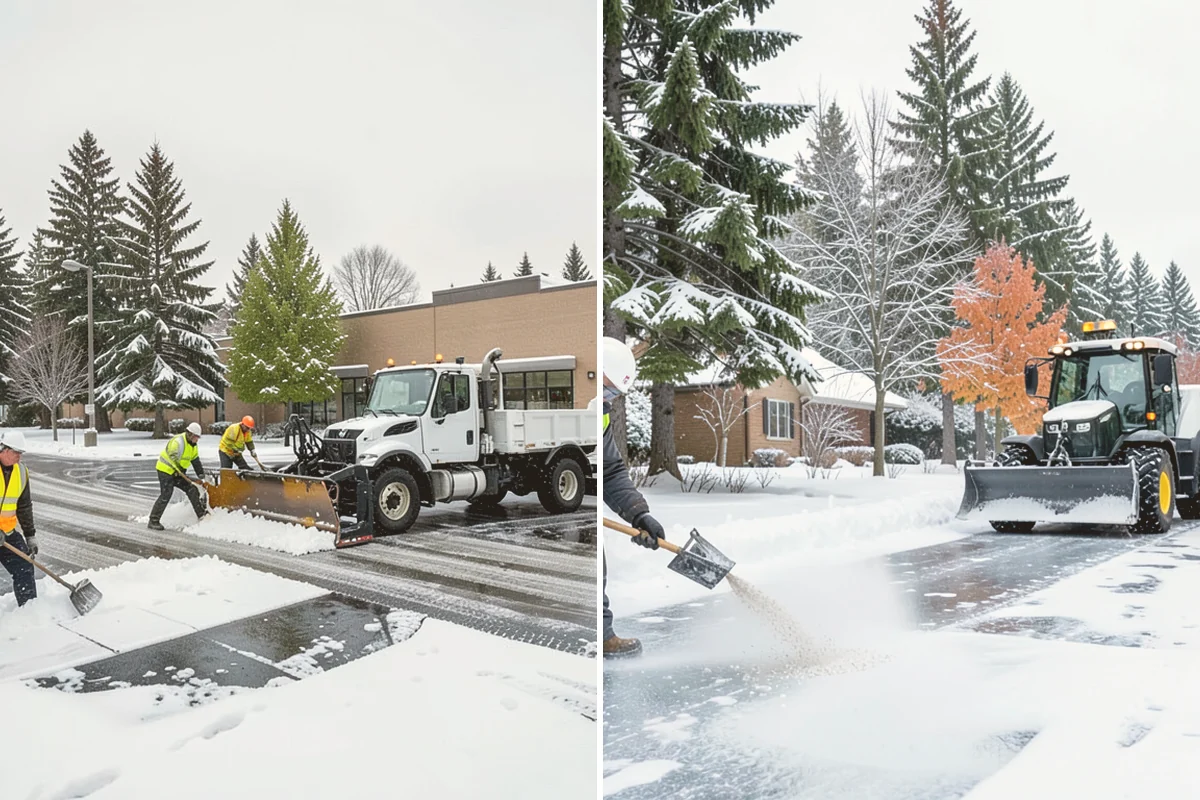 Industrial Snow Removal in Fife, Pierce County, WA - Assess yard layout, gate approaches, and truck traffic flow