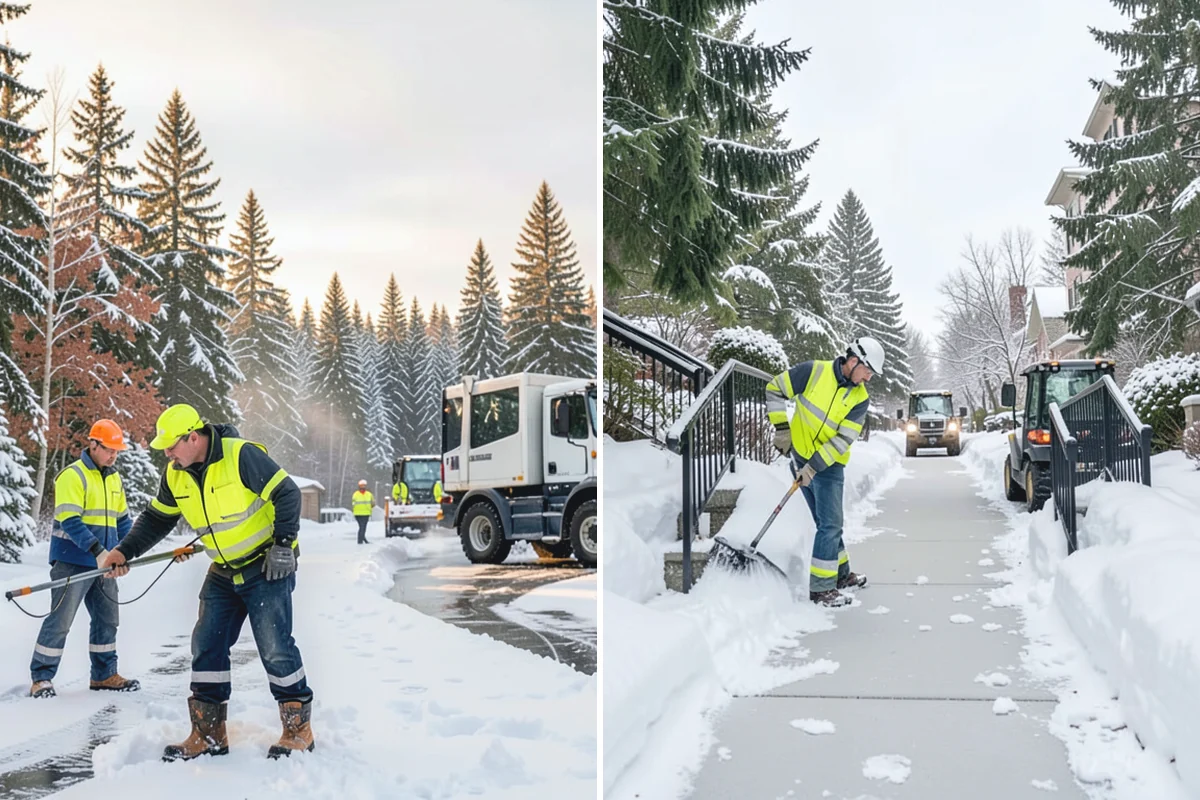 Industrial Snow Removal in Gold Bar, Snohomish County, WA - Assess yard layout, gate approaches, and truck traffic flow