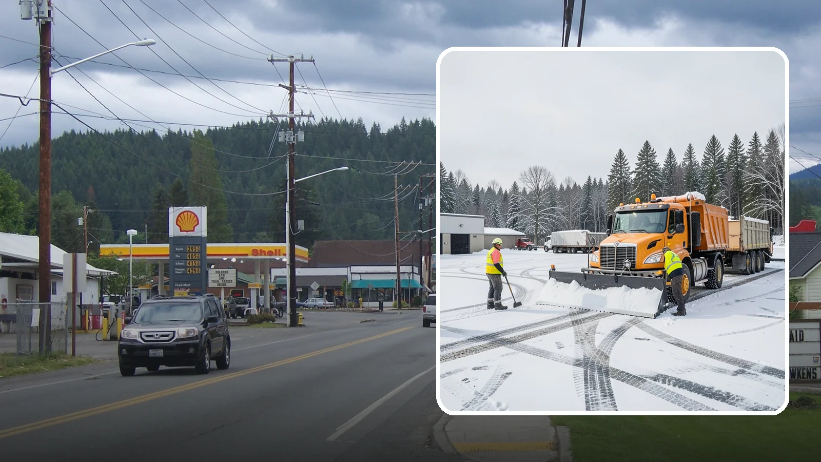 Industrial Snow Removal in Granite Falls, Snohomish County, WA - Keep industrial yards, truck lanes, and employee access open and productive through Western Washington winter weather.
