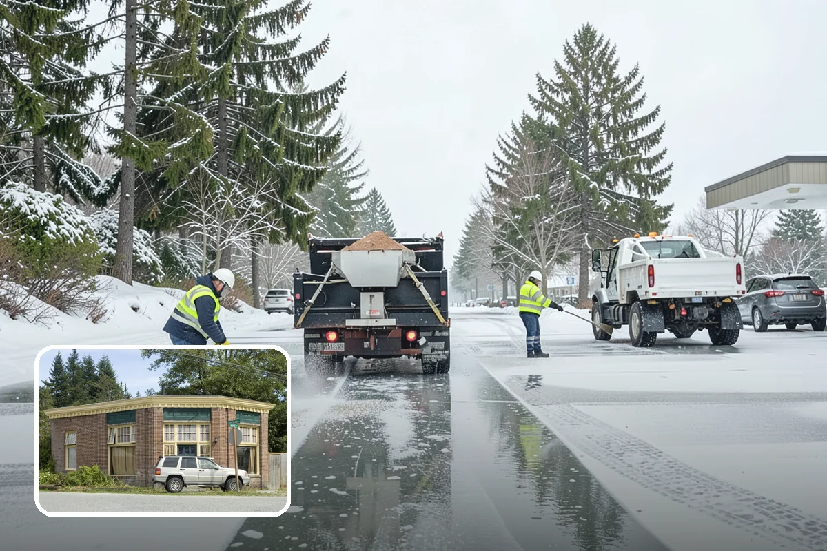 Industrial Snow Removal in Hamilton, Skagit County, WA - Clear truck lanes and yard access for freight