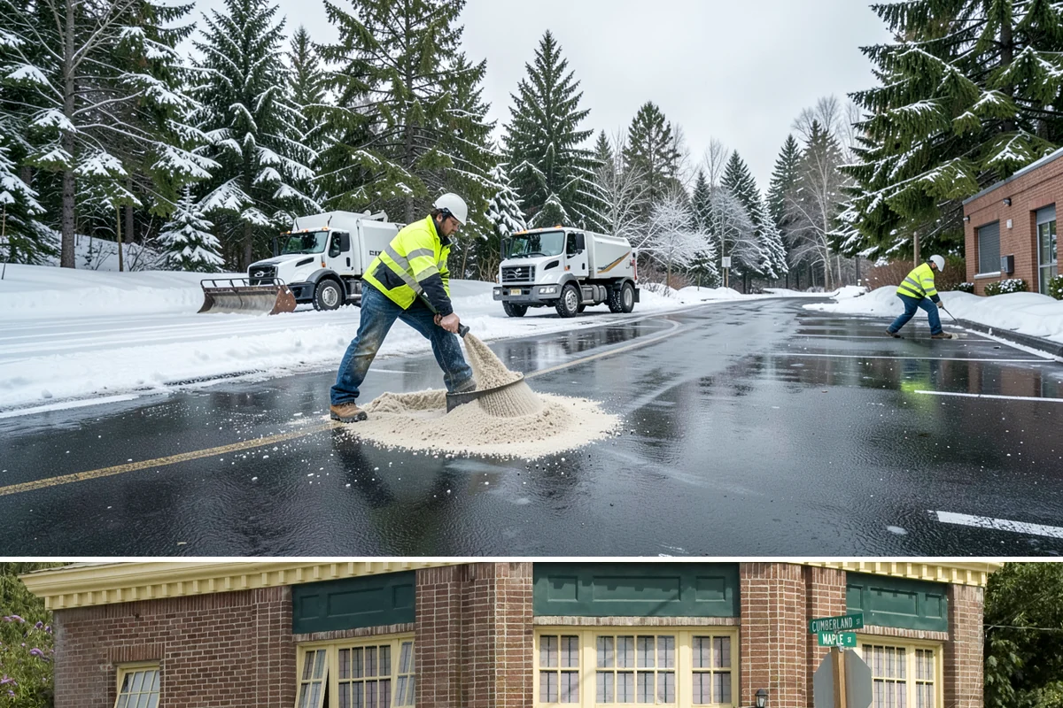 Industrial Snow Removal in Hamilton, Skagit County, WA - Industrial sites should be covered from late November onward, when the first hard freeze can lock up large yards overnight.