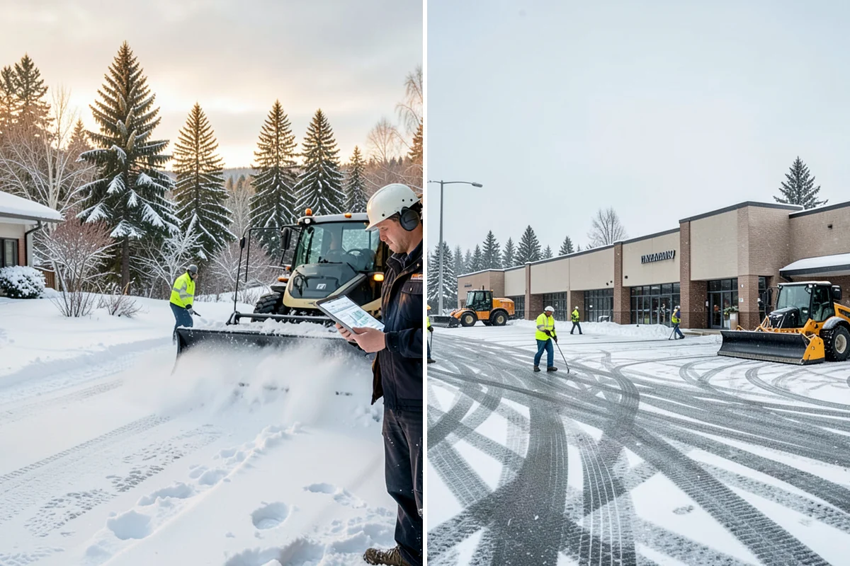 Industrial Snow Removal in Hunts Point, King County, WA - Assess yard layout, gate approaches, and truck traffic flow