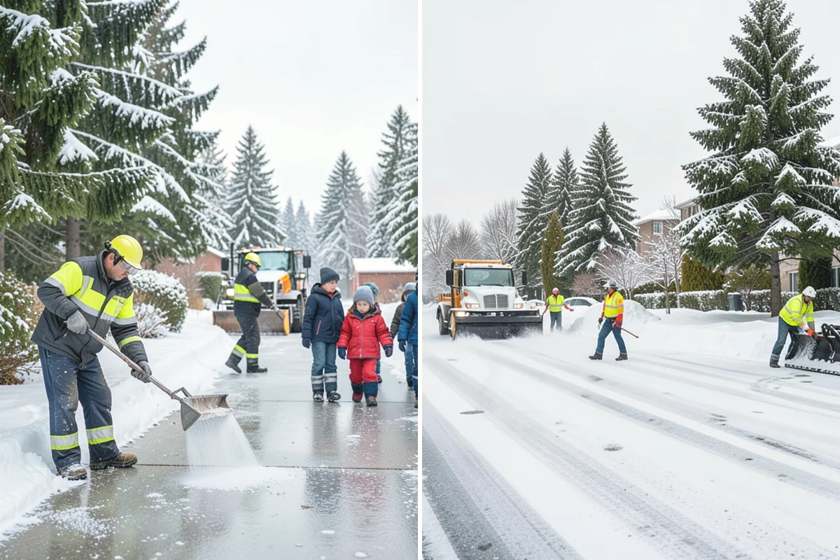 Industrial Snow Removal in Issaquah, King County, WA - Assess yard layout, gate approaches, and truck traffic flow