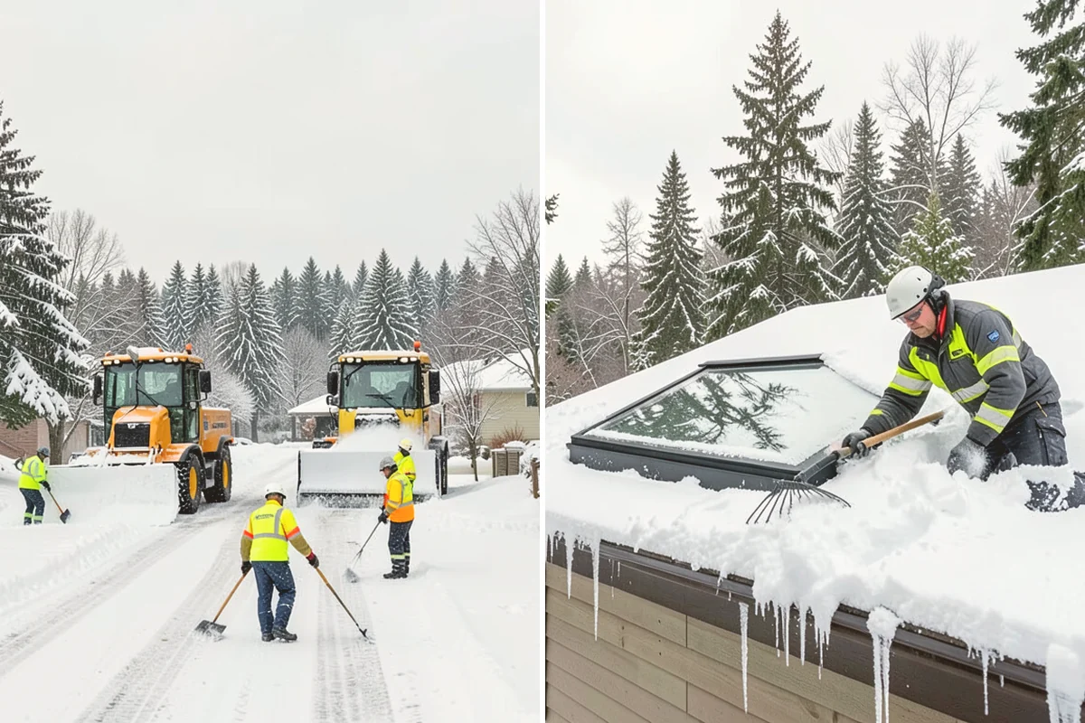 Industrial Snow Removal in Kent, King County, WA - Assess yard layout, gate approaches, and truck traffic flow