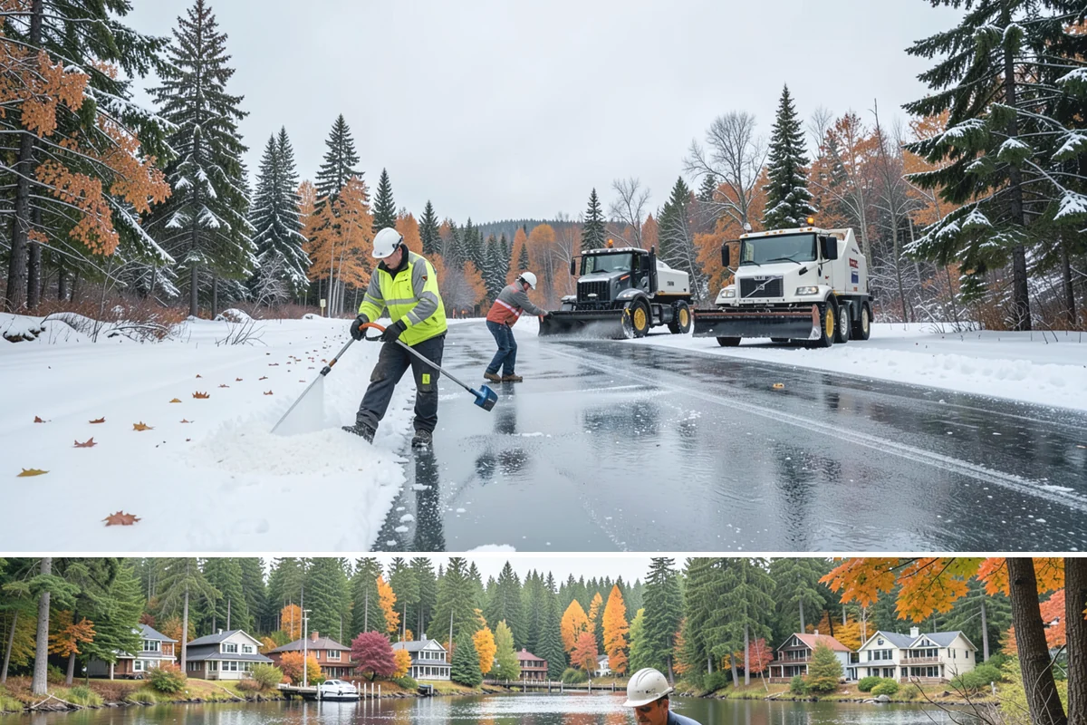 Industrial Snow Removal in La Conner, Skagit County, WA - Industrial sites should be covered from late November onward, when the first hard freeze can lock up large yards overnight.