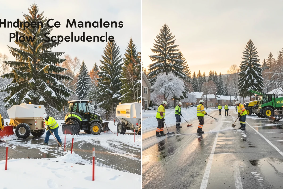 Industrial Snow Removal in Lake Stevens, Snohomish County, WA - Assess yard layout, gate approaches, and truck traffic flow
