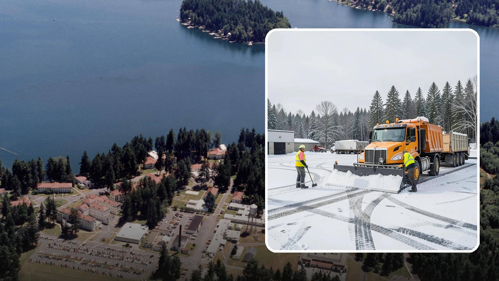 Industrial Snow Removal in Lakewood, Pierce County, WA - Keep industrial yards, truck lanes, and employee access open and productive through Western Washington winter weather.