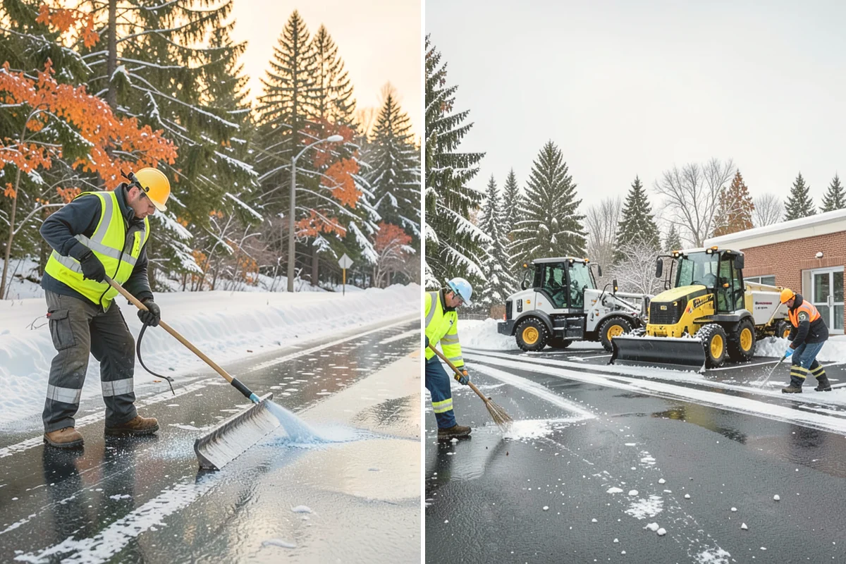 Industrial Snow Removal in Langley, Island County, WA - Assess yard layout, gate approaches, and truck traffic flow