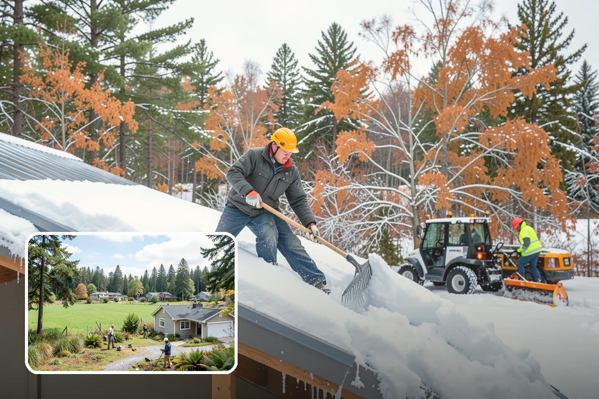 Industrial Snow Removal in Lyman, Skagit County, WA - Clear truck lanes and yard access for freight