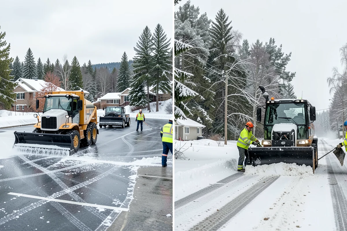 Industrial Snow Removal in Lyman, Skagit County, WA - Assess yard layout, gate approaches, and truck traffic flow
