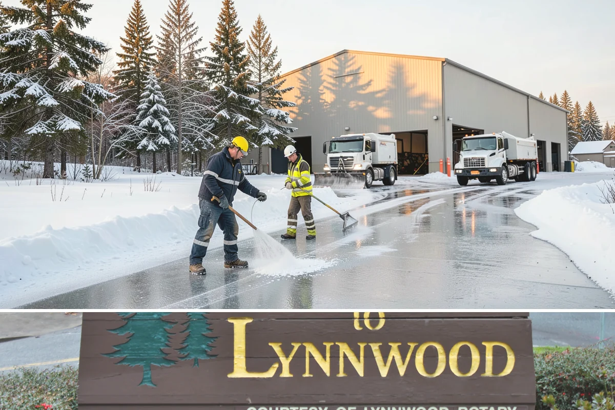 Industrial Snow Removal in Lynnwood, Snohomish County, WA - Industrial sites should be covered from late November onward, when the first hard freeze can lock up large yards overnight.