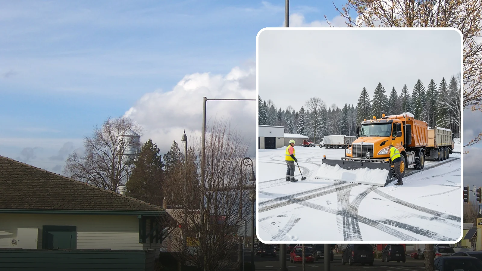 Industrial Snow Removal in Marysville, Snohomish County, WA - Keep industrial yards, truck lanes, and employee access open and productive through Western Washington winter weather.