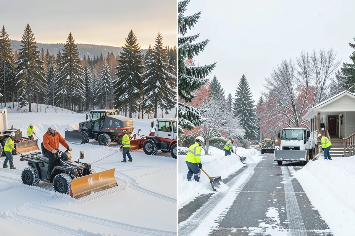 Industrial Snow Removal in Medina, King County, WA - Assess yard layout, gate approaches, and truck traffic flow