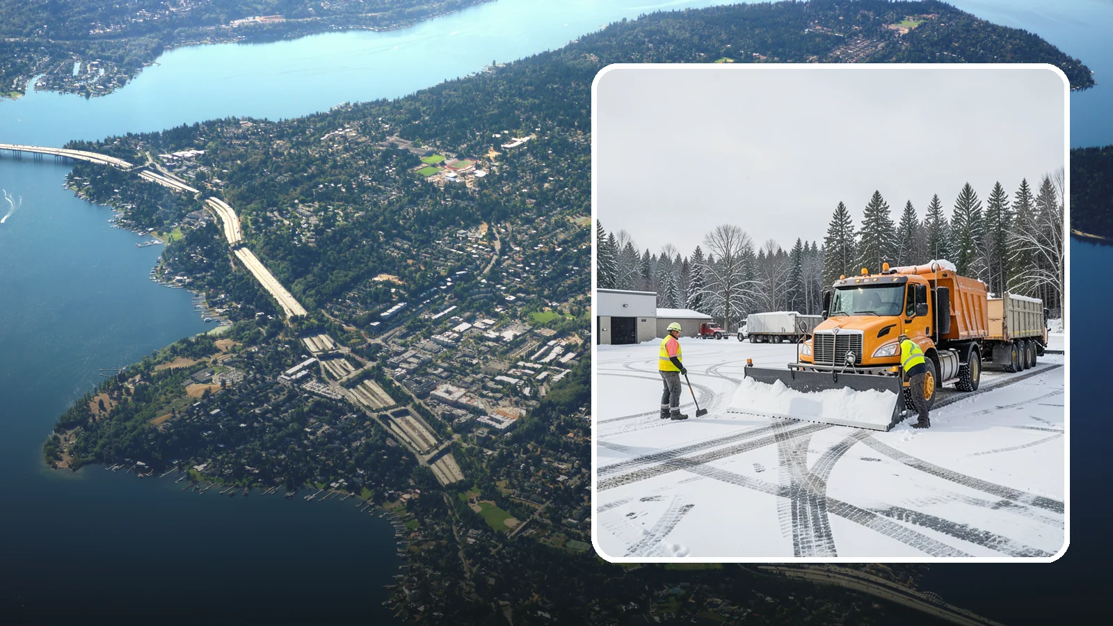 Industrial Snow Removal in Mercer Island, King County, WA - Keep industrial yards, truck lanes, and employee access open and productive through Western Washington winter weather.