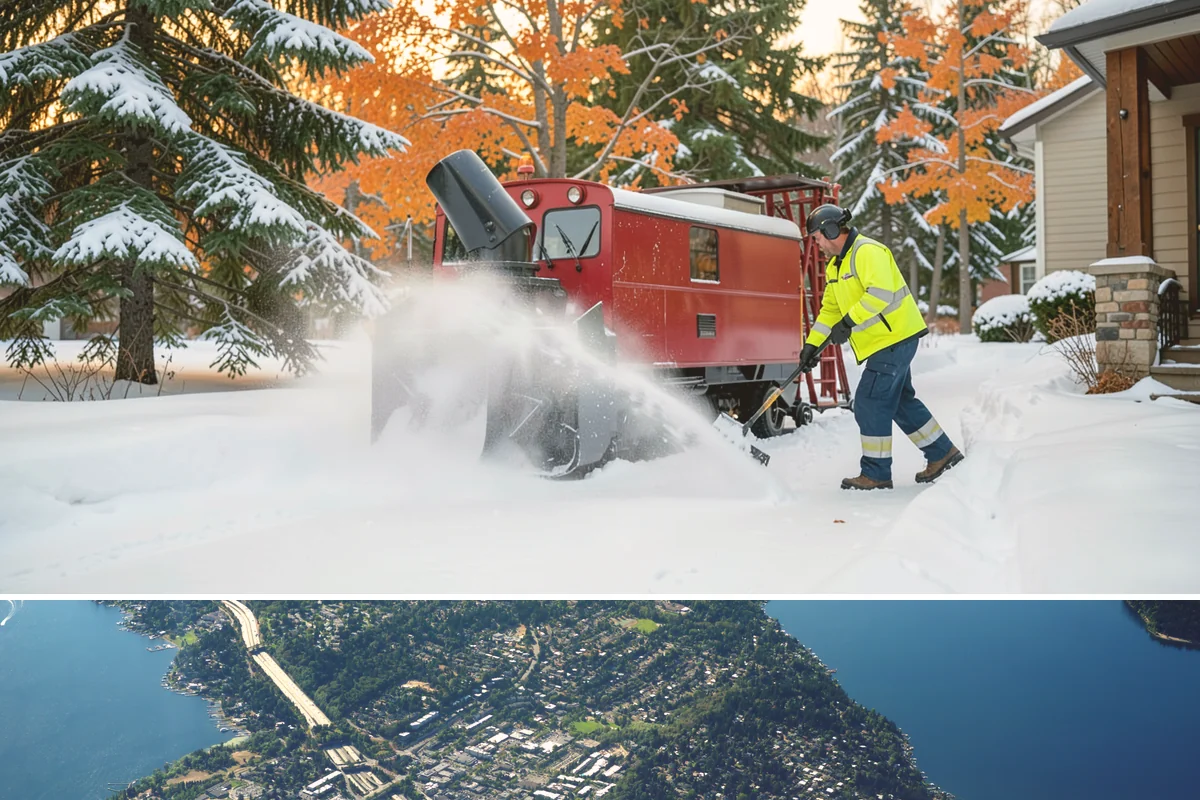 Industrial Snow Removal in Mercer Island, King County, WA - Industrial sites should be covered from late November onward, when the first hard freeze can lock up large yards overnight.
