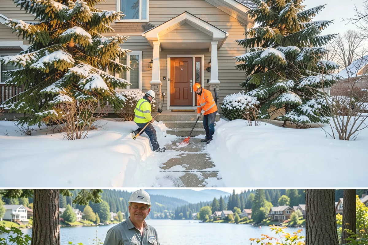 Industrial Snow Removal in Milton, King County, WA - Industrial sites should be covered from late November onward, when the first hard freeze can lock up large yards overnight.