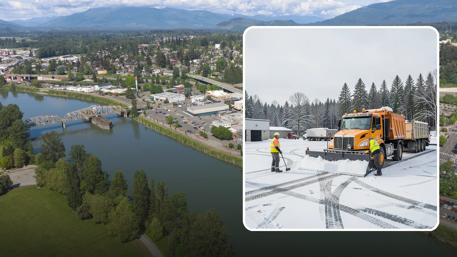Industrial Snow Removal in Mount Vernon, Skagit County, WA - Keep industrial yards, truck lanes, and employee access open and productive through Western Washington winter weather.