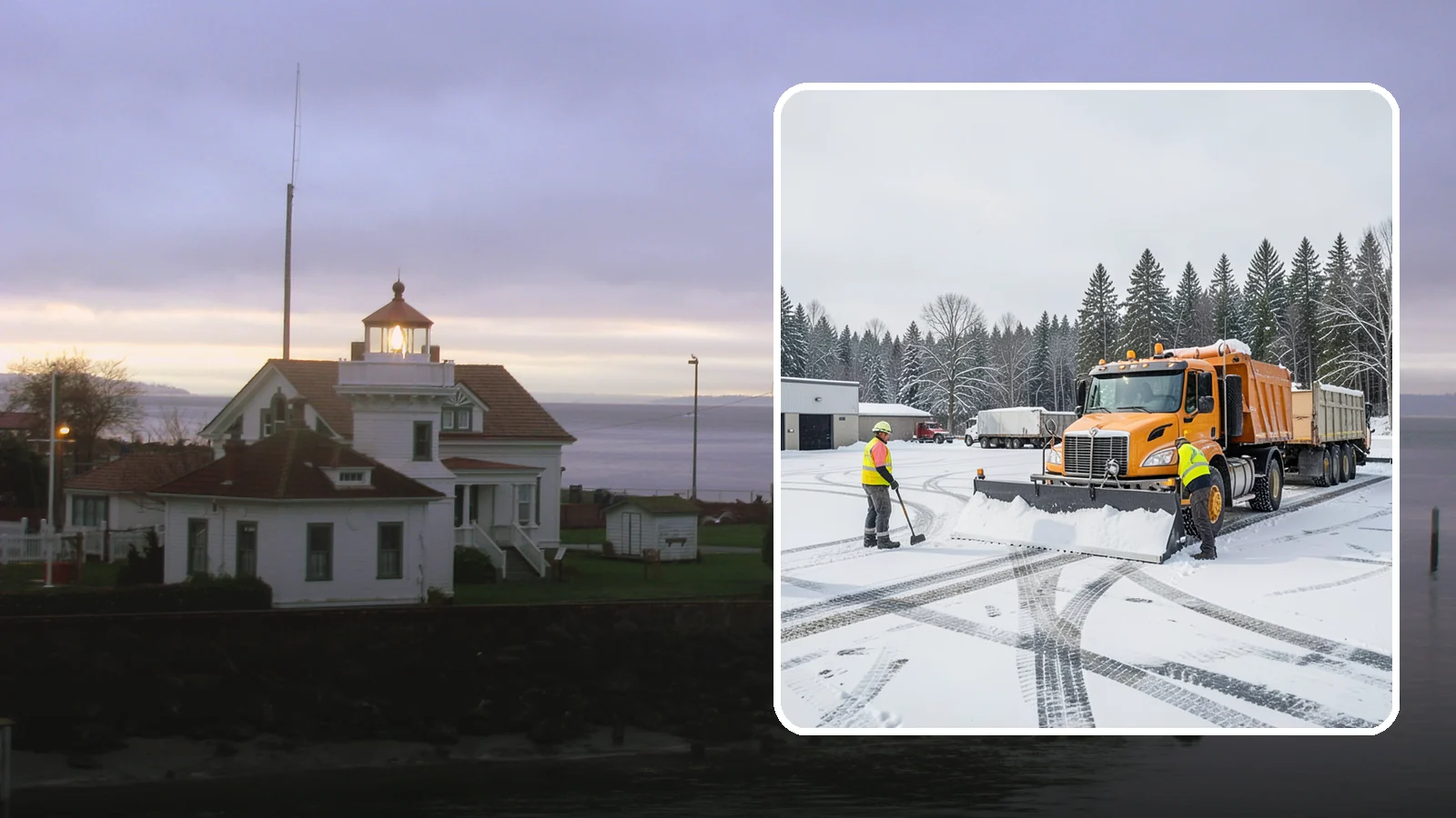 Industrial Snow Removal in Mukilteo, Snohomish County, WA - Keep industrial yards, truck lanes, and employee access open and productive through Western Washington winter weather.