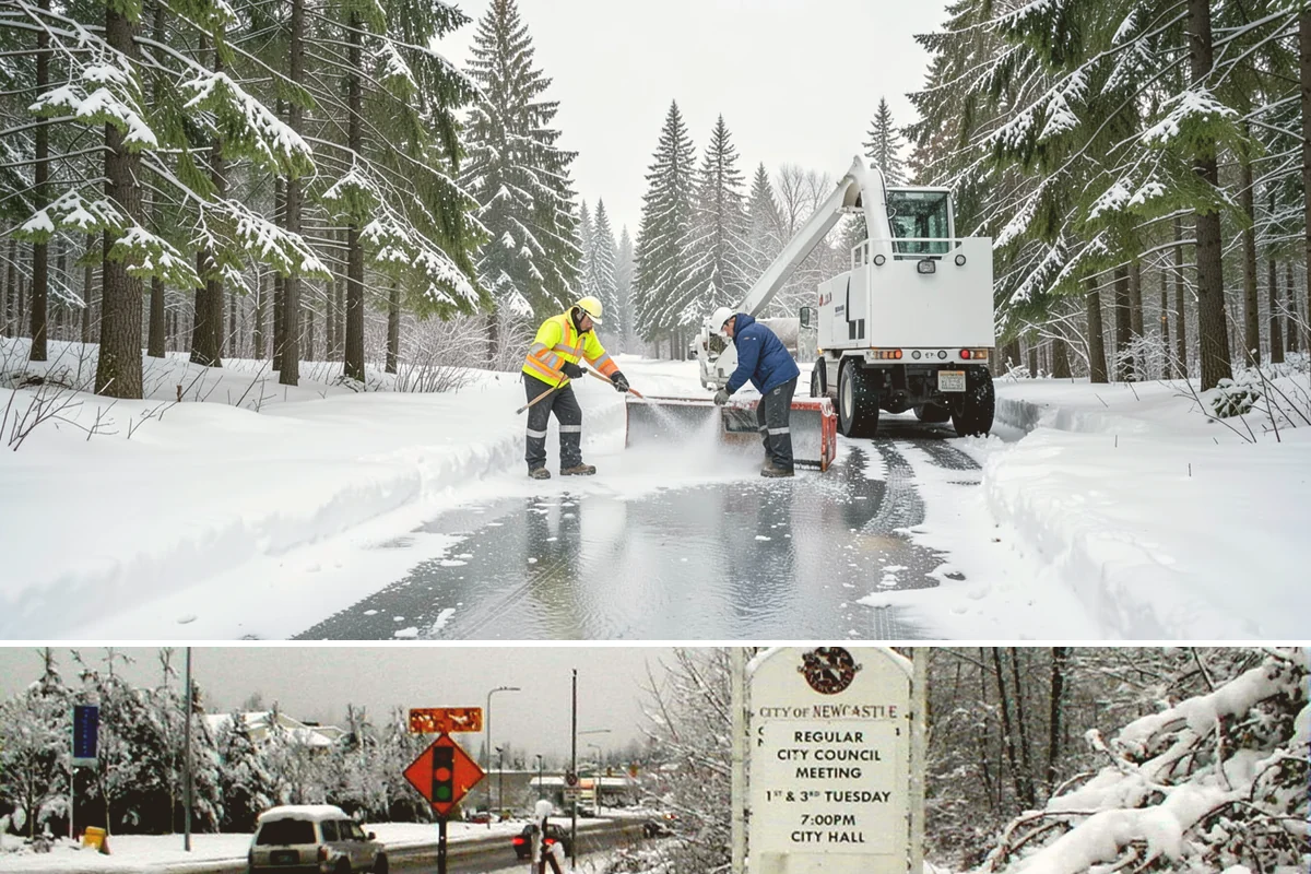 Industrial Snow Removal in Newcastle, King County, WA - Industrial sites should be covered from late November onward, when the first hard freeze can lock up large yards overnight.