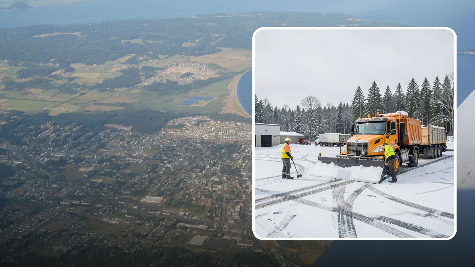 Industrial Snow Removal in Oak Harbor, Island County, WA - Keep industrial yards, truck lanes, and employee access open and productive through Western Washington winter weather.