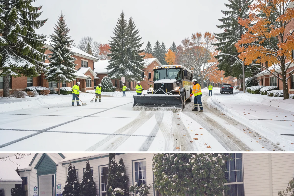 Industrial Snow Removal in Pacific, King County, WA - Industrial sites should be covered from late November onward, when the first hard freeze can lock up large yards overnight.