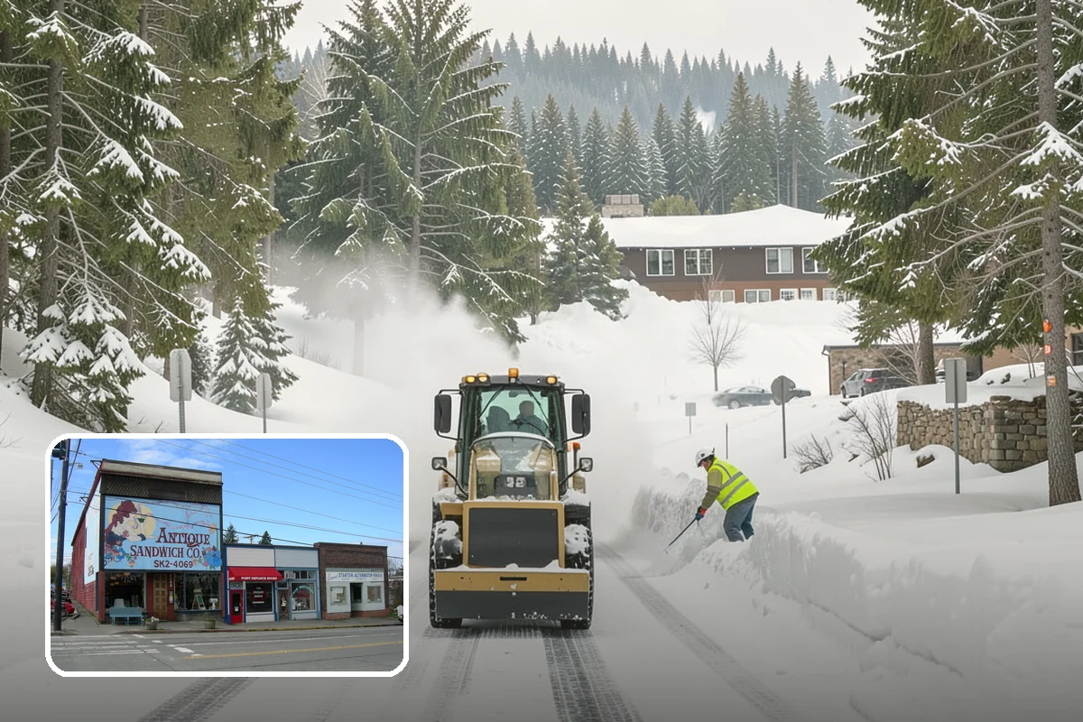 Industrial Snow Removal in Ruston, Pierce County, WA - Clear truck lanes and yard access for freight