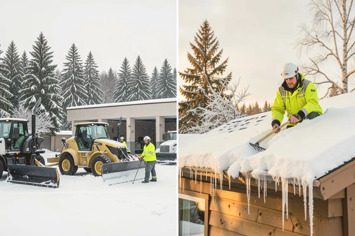 Industrial Snow Removal in Sammamish, King County, WA - Assess yard layout, gate approaches, and truck traffic flow