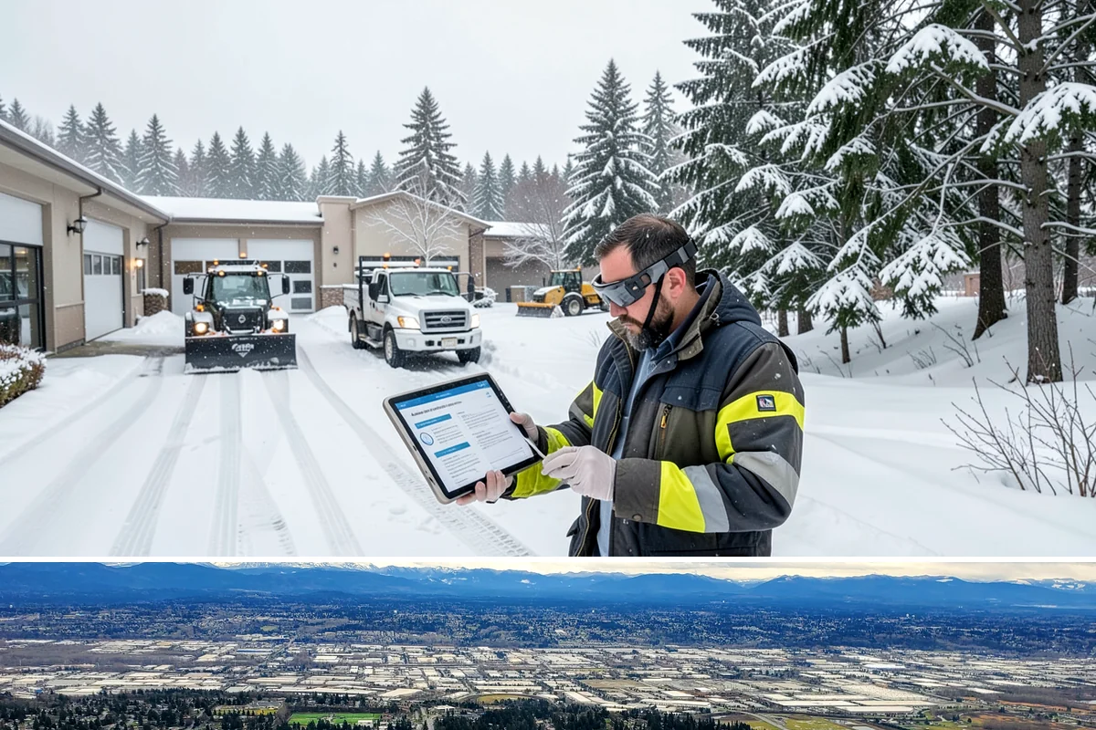 Industrial Snow Removal in SeaTac, King County, WA - Industrial sites should be covered from late November onward, when the first hard freeze can lock up large yards overnight.