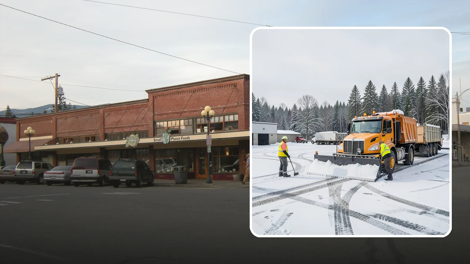 Industrial Snow Removal in Sedro-Woolley, Skagit County, WA - Keep industrial yards, truck lanes, and employee access open and productive through Western Washington winter weather.