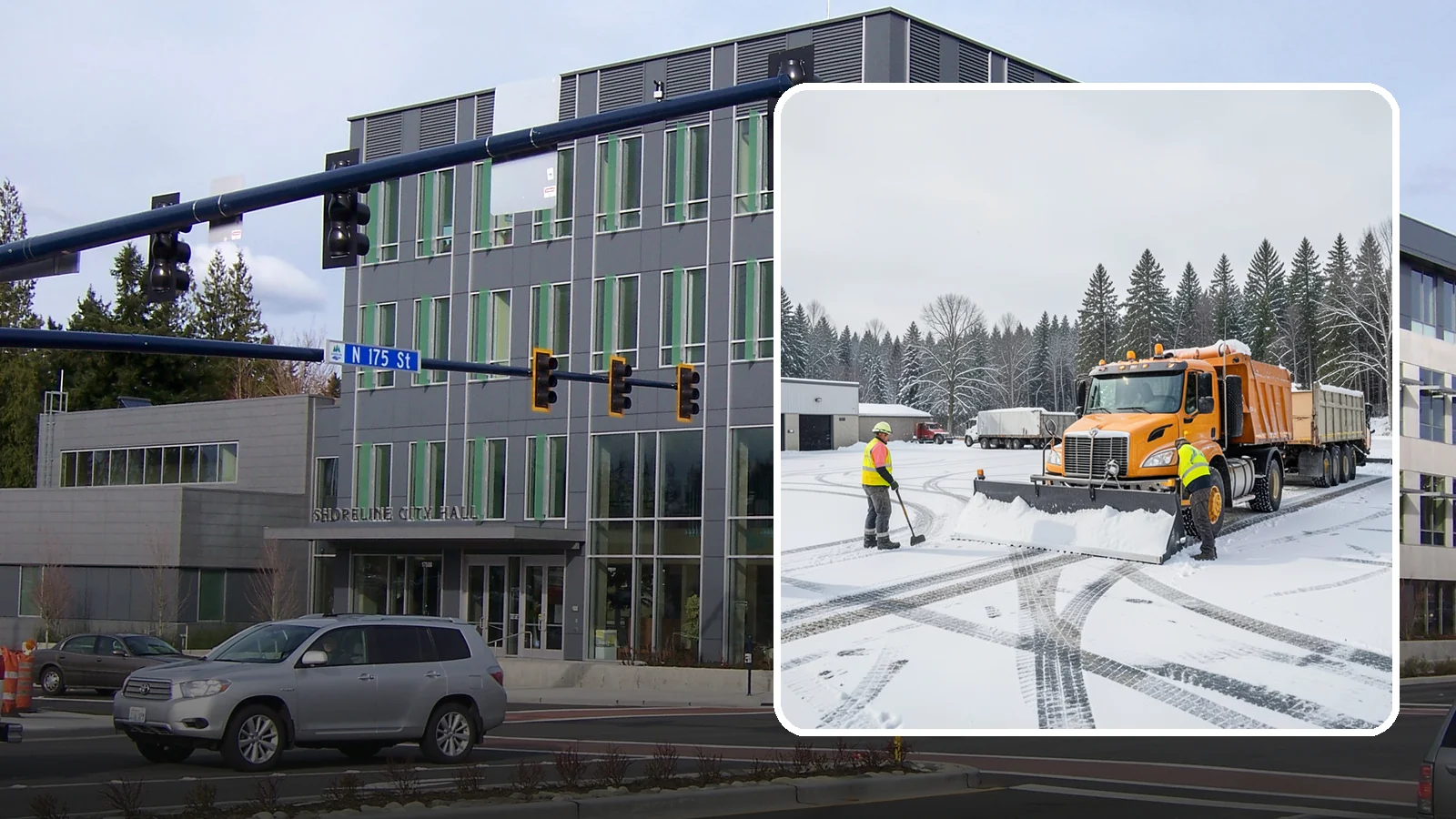 Industrial Snow Removal in Shoreline, King County, WA - Keep industrial yards, truck lanes, and employee access open and productive through Western Washington winter weather.