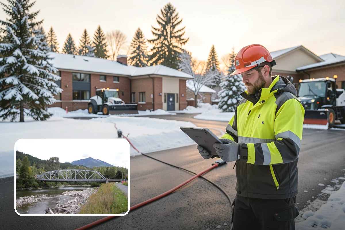 Industrial Snow Removal in Skykomish, King County, WA - Clear truck lanes and yard access for freight