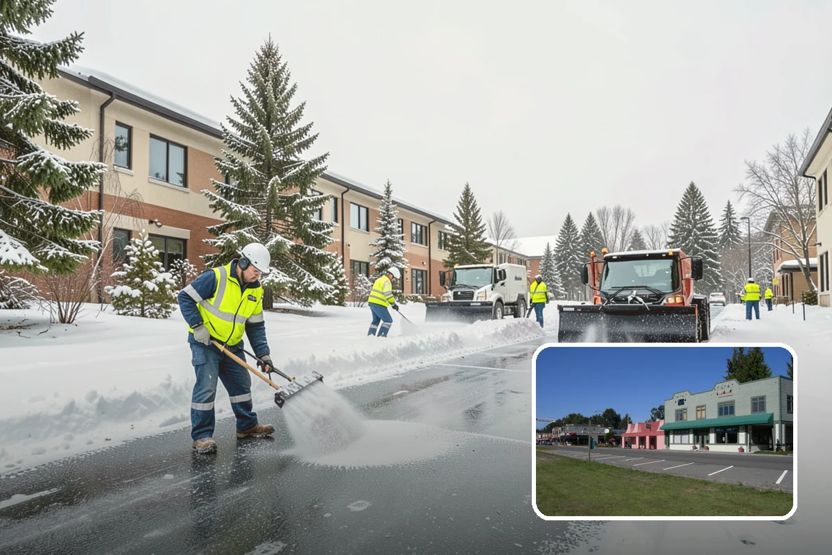 Industrial Snow Removal in Snoqualmie, King County, WA - Clear truck lanes and yard access for freight