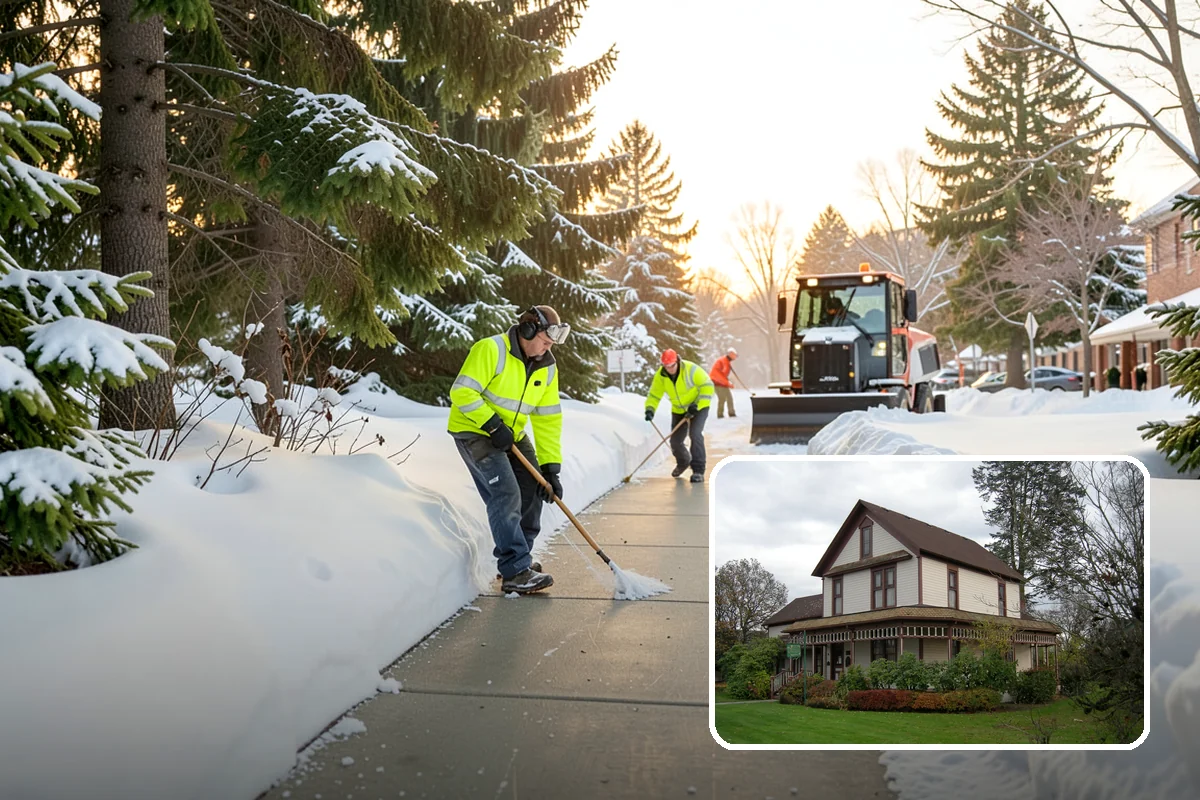 Industrial Snow Removal in Sumner, Pierce County, WA - Clear truck lanes and yard access for freight