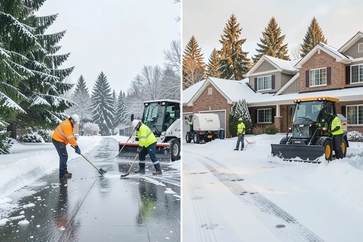 Industrial Snow Removal in Sumner, Pierce County, WA - Assess yard layout, gate approaches, and truck traffic flow