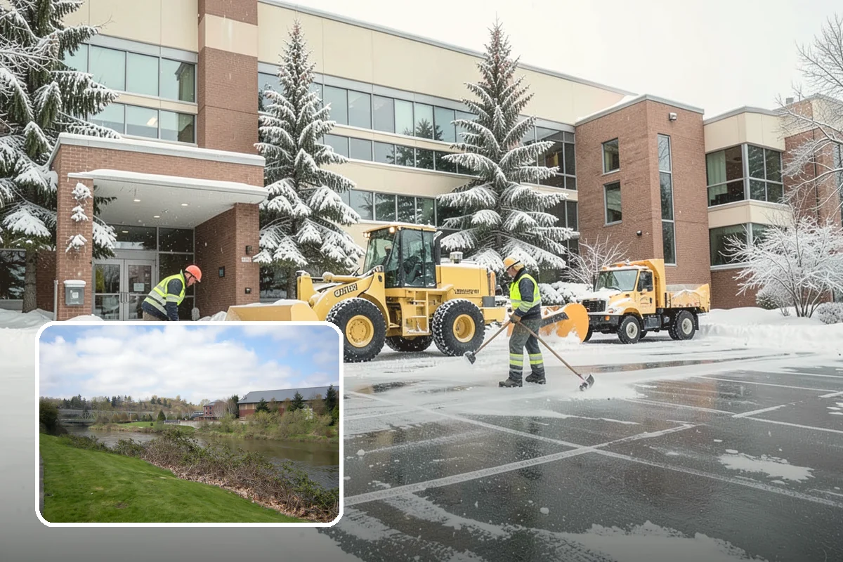 Industrial Snow Removal in Tukwila, King County, WA - Clear truck lanes and yard access for freight