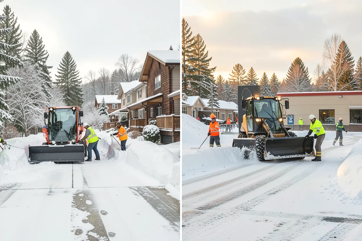 Industrial Snow Removal in University Place, Pierce County, WA - Assess yard layout, gate approaches, and truck traffic flow