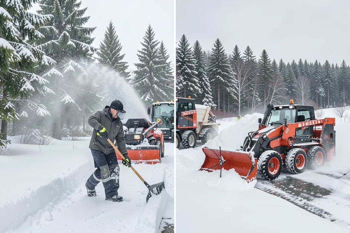 Industrial Snow Removal in Wilkeson, Pierce County, WA - Assess yard layout, gate approaches, and truck traffic flow