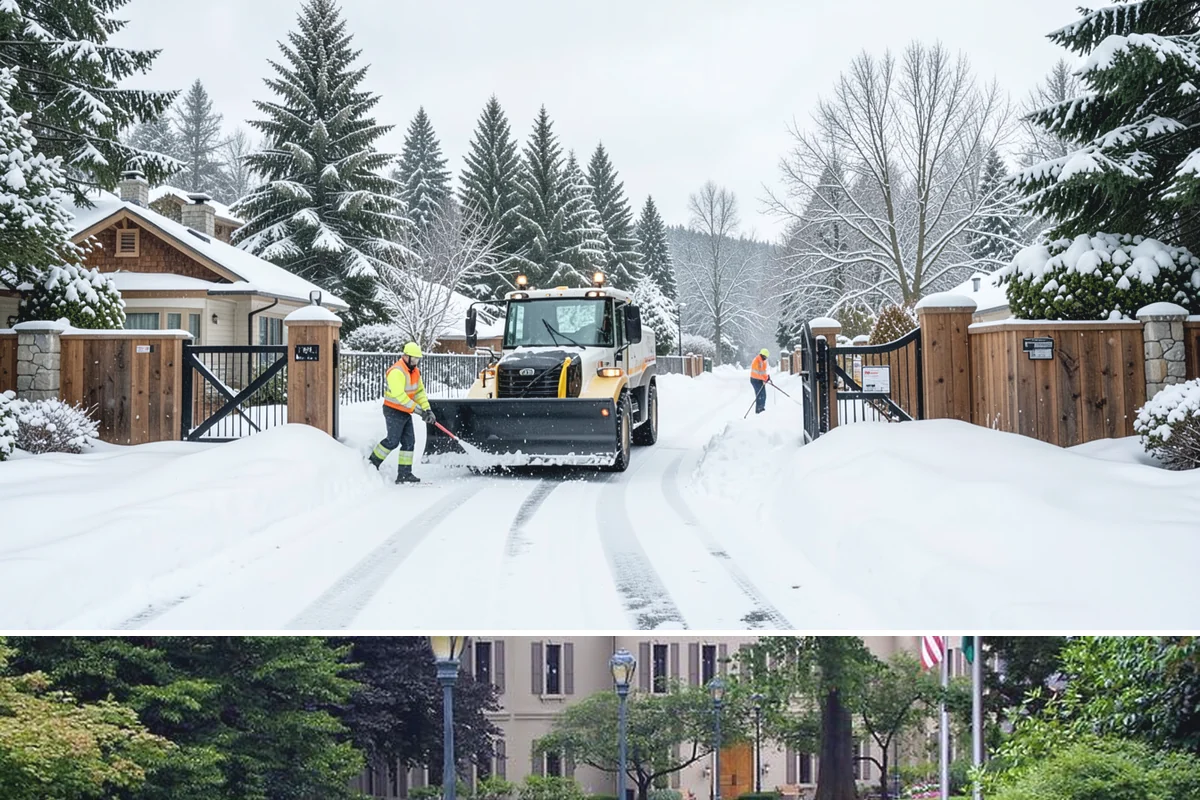 Industrial Snow Removal in Woodinville, King County, WA - Industrial sites should be covered from late November onward, when the first hard freeze can lock up large yards overnight.