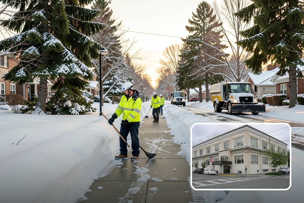 Large Equipment Snow Removal in Anacortes, Skagit County, WA - Scale to clear the largest properties fast