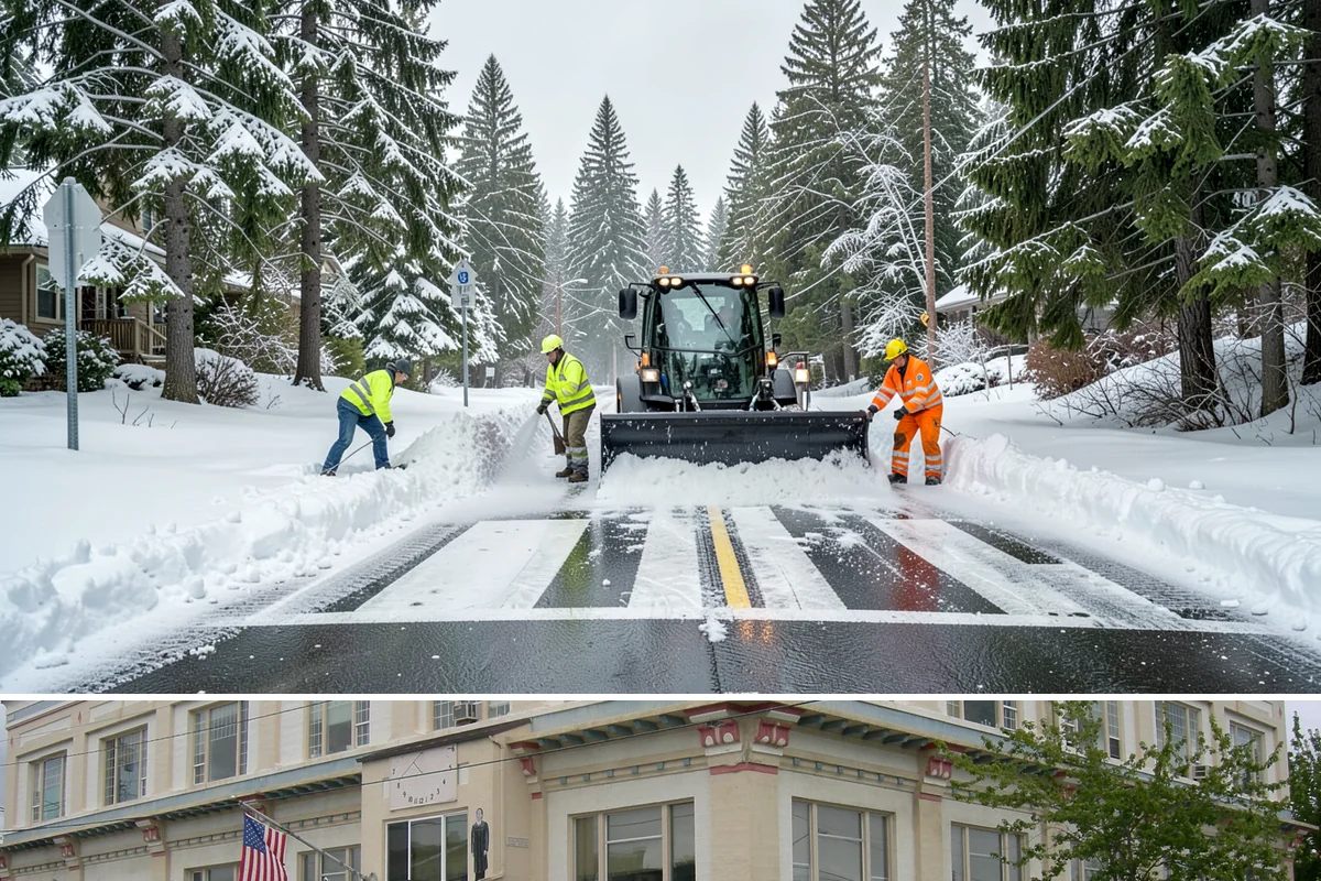 Large Equipment Snow Removal in Anacortes, Skagit County, WA - Large-scale clearing is most critical during major storms in January and February.