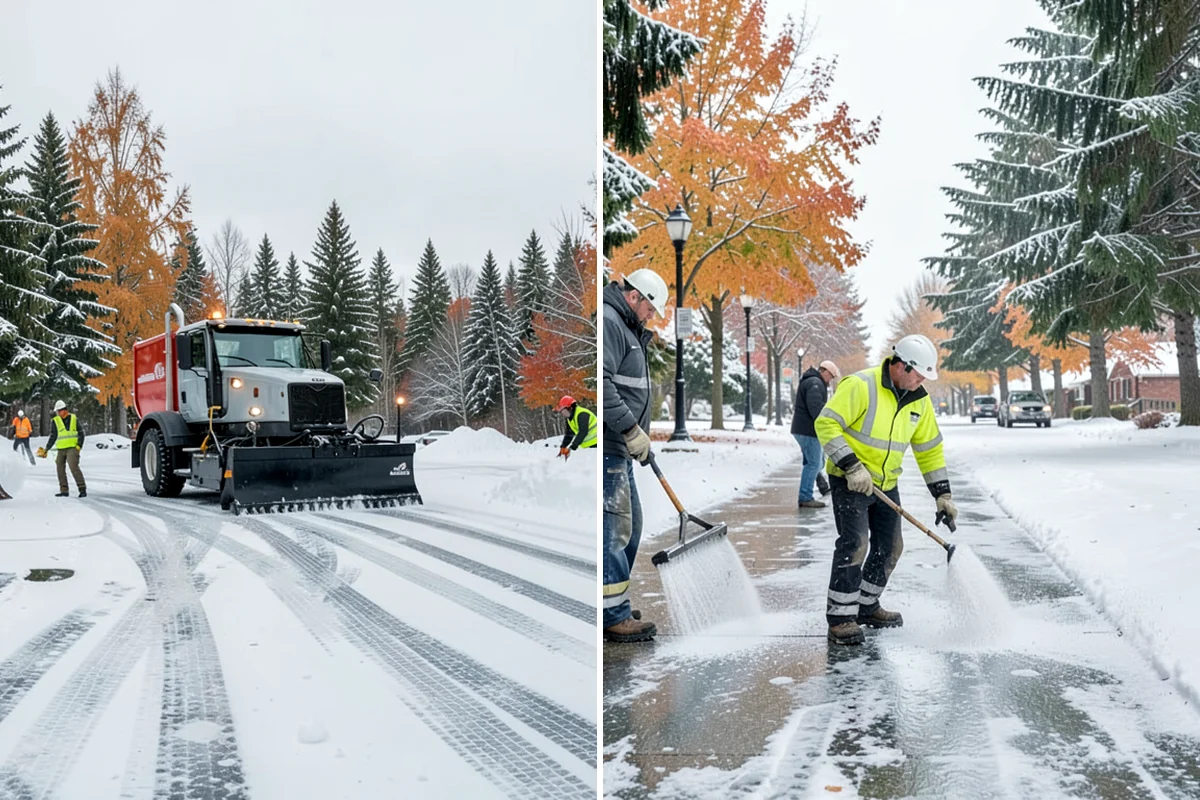 Large Equipment Snow Removal in Arlington, Snohomish County, WA - Develop a site plan with routes and pile zones