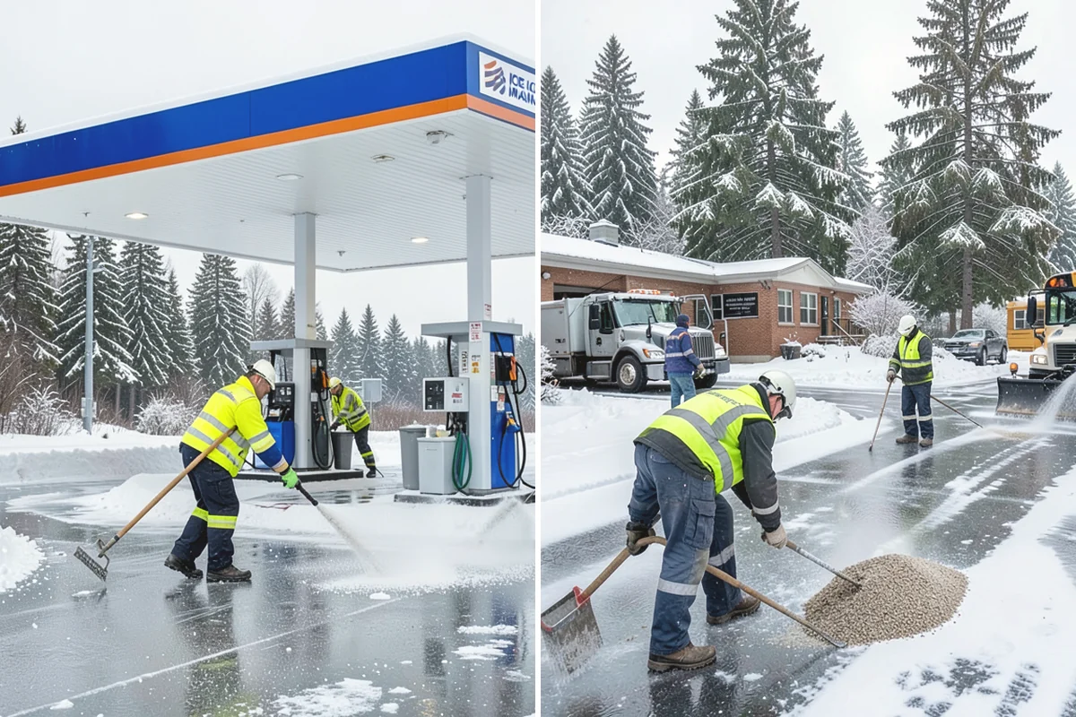Large Equipment Snow Removal in Black Diamond, King County, WA - Develop a site plan with routes and pile zones