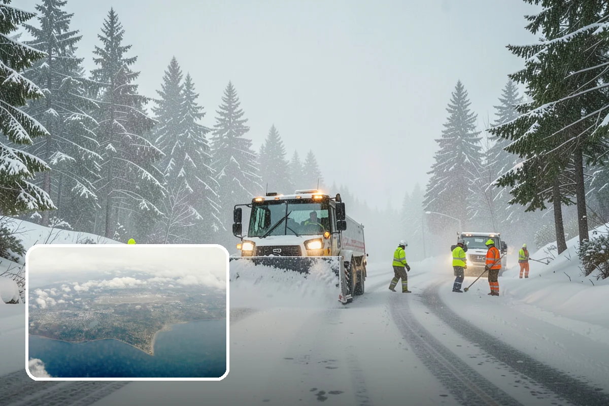 Large Equipment Snow Removal in Burien, King County, WA - Scale to clear the largest properties fast