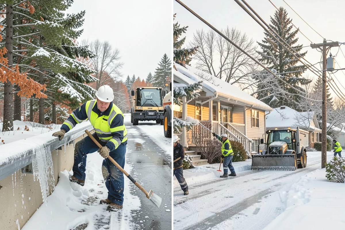 Large Equipment Snow Removal in Burlington, Skagit County, WA - Develop a site plan with routes and pile zones