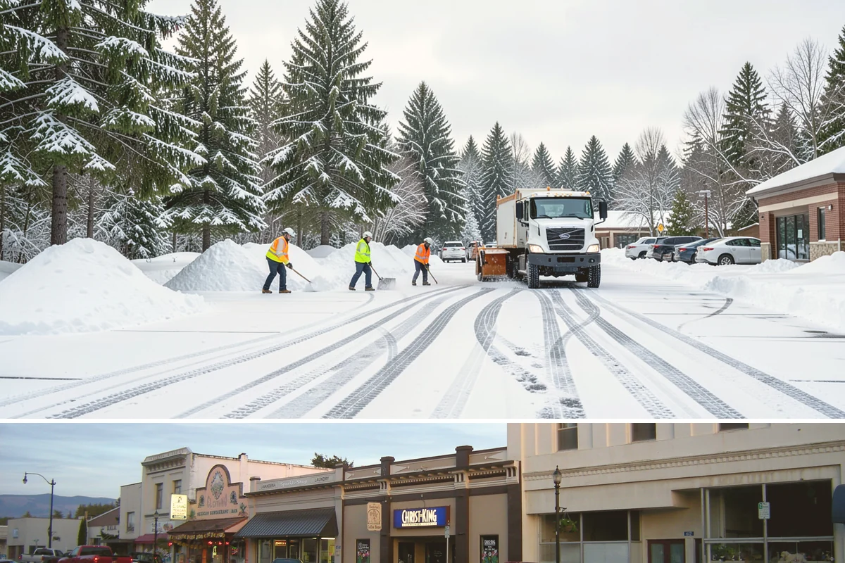 Large Equipment Snow Removal in Burlington, Skagit County, WA - Large-scale clearing is most critical during major storms in January and February.