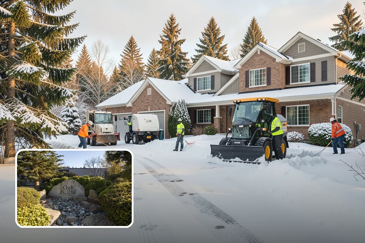 Large Equipment Snow Removal in Clyde Hill, King County, WA - Scale to clear the largest properties fast