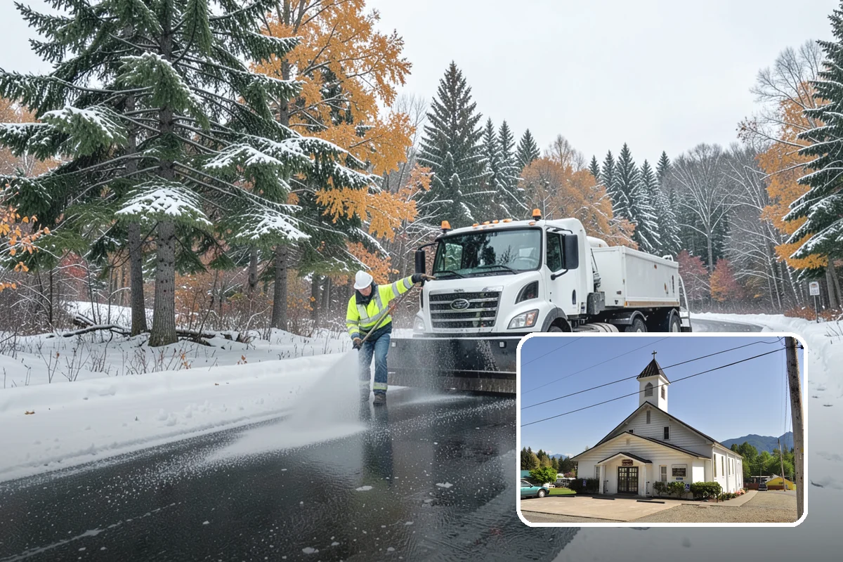 Large Equipment Snow Removal in Concrete, Skagit County, WA - Scale to clear the largest properties fast